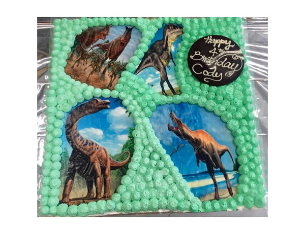 Dinosaur Birthday Cake T-Rex