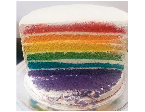 Rainbow Gluten Free Birthday Cake