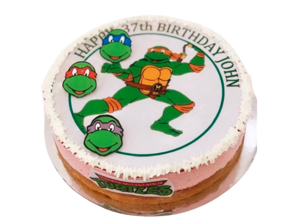 Teenage Mutant Ninja Turtles Birthday Cake