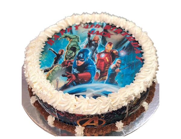 The Avengers Birthday Cake