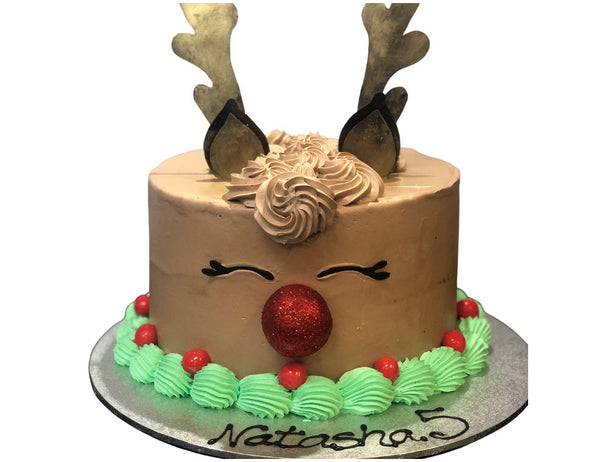 Reindeer Birthday Cake