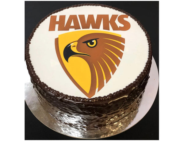 Custom Hawks Birthday Cake