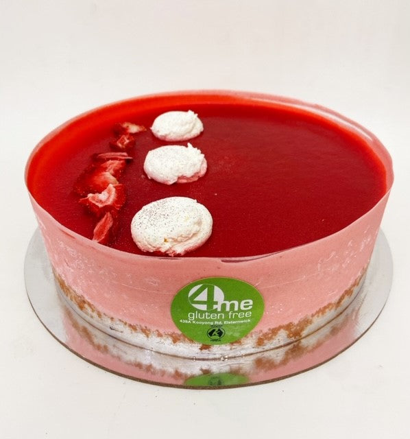 strawberry mousse cake 8"