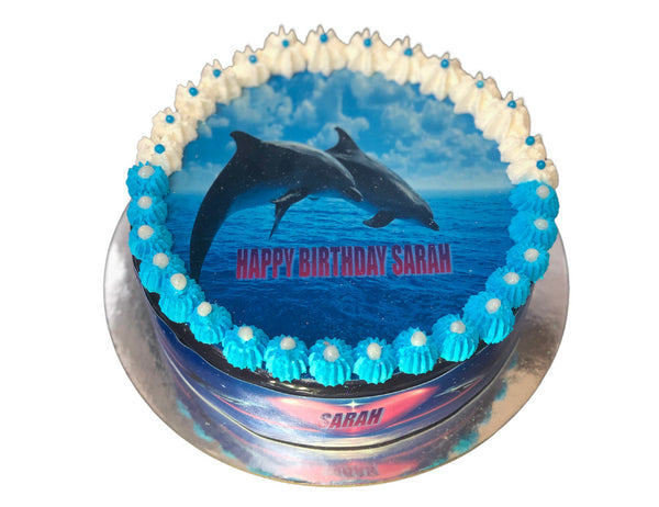 Dolphin Birthday Cake